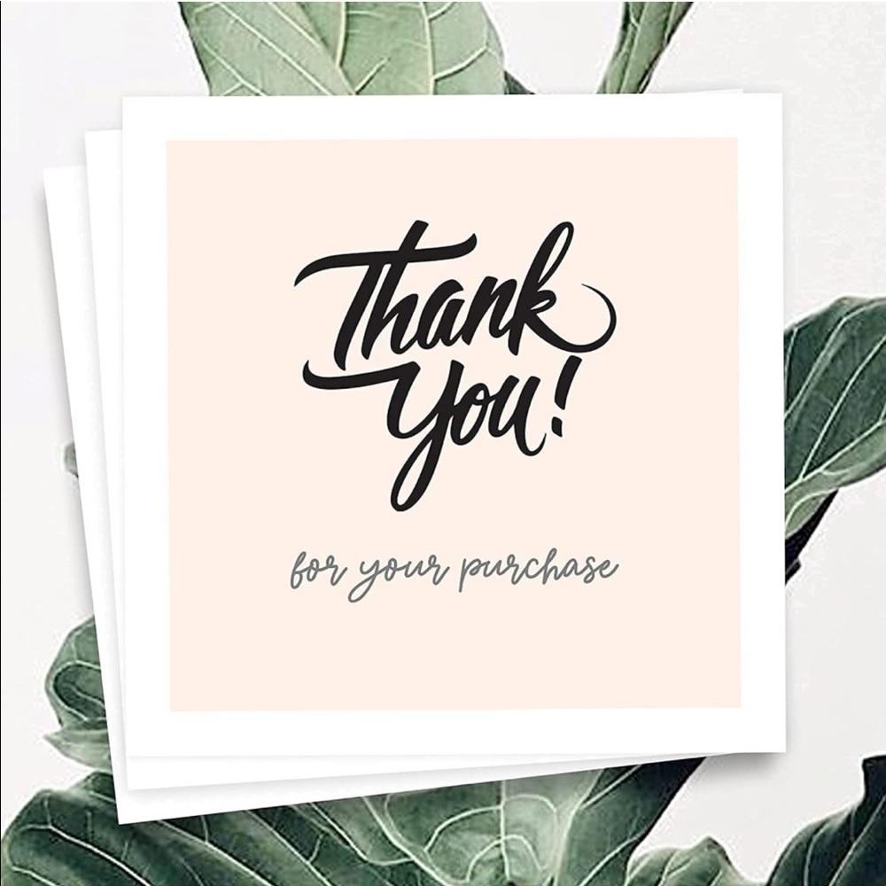NEW Posh Package "Thank You!" Gift Wrap Shipping Set - Stickers & Cards! - Picture 8 of 9
